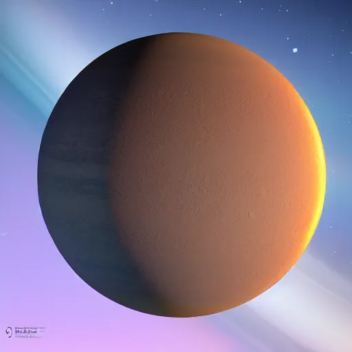 Image similar to the planet mondas, which is a name which is still disputed, is an ice giant planet in a fairly large solar system with seventeen other planets. mondas is about 1 6. 2 times bigger than earth and its gravity is about 4. 6 5 times that of earth. trending on artstation, photorealistic, 4 k, k