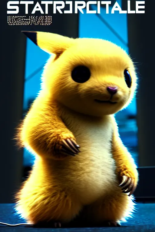 Image similar to high quality video game sci - fi very cute fluffy! wombat!! cyborg with futuristic mechanical parts, cyberpunk monocle!, highly detailed, unreal engine cinematic smooth, in the style of detective pikachu, hannah yata charlie immer, dark blue neon light, low angle, uhd 8 k, sharp focus