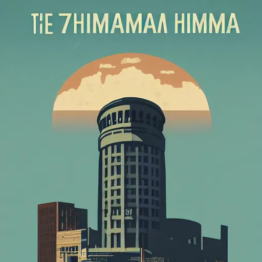 Prompt: The Hiroshima Bomb, Animation printed poster , Artwork by James Gilleard, cinematic composition, trending