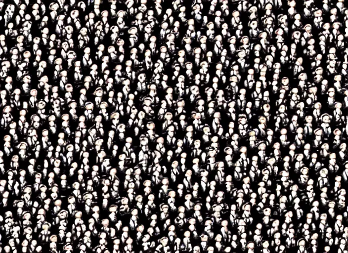 Image similar to Where's Waldo? In the Apocalypse