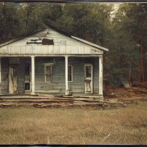 Prompt: an award winning photo by william christenberry