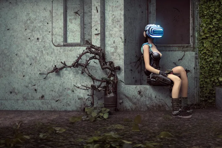 Cyberpunk girl - Playground