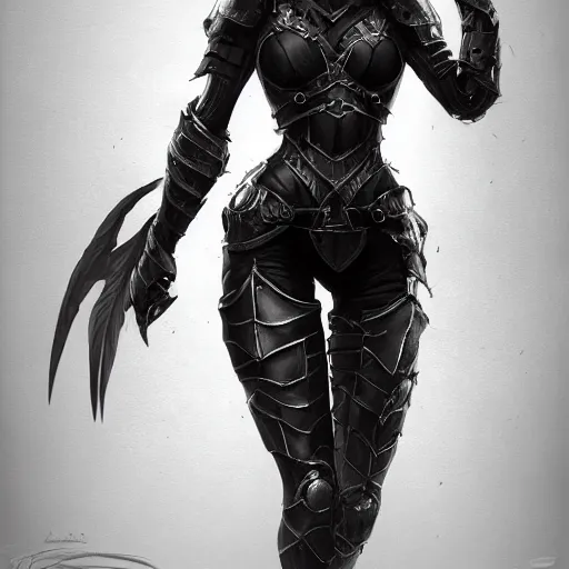 Image similar to a girl wearing a gothic armor, full body shot, highly detailed, digital painting, artstation, concept art, smooth, sharp focus, illustration