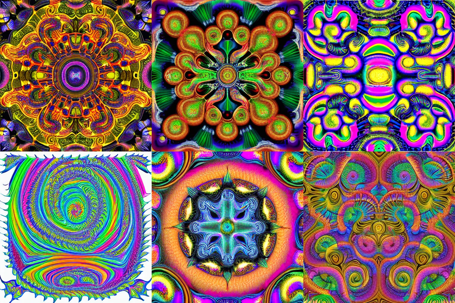 Prompt: haeckel embossed bumpy maze fractal organic colorful