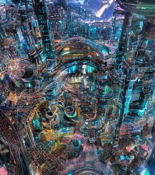 Prompt: ketamine dreams, futuristic city, intricate, super detailed, 4K,