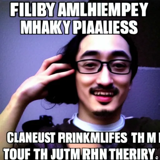 Prompt: filthy frank pimp my wheelchair