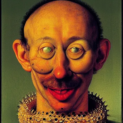 Image similar to portrait photo of a man made from everyday simple objects, Perfect face, extremely high details, realistic, by Giuseppe Arcimboldo, Edward Hopper, Rene Margitte