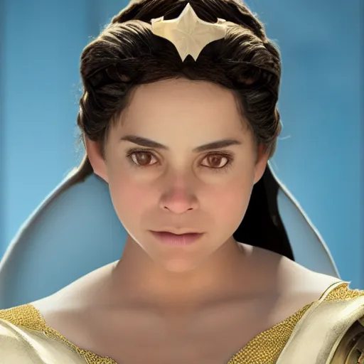 Image similar to young cuban latina girl as princess padme in star wars episode 3, 8k resolution, full HD, cinematic lighting, award winning, anatomically correct