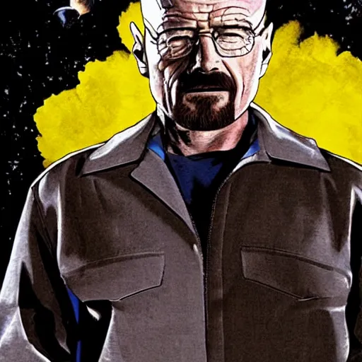 Image similar to walter white joining the avengers