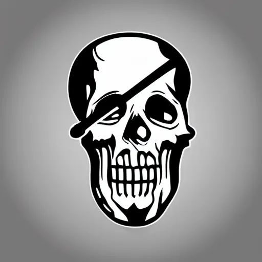 Image similar to death metal themed skull shaped microphone vector logo for a record label, dark, horrorcore, grunge, golden ratio