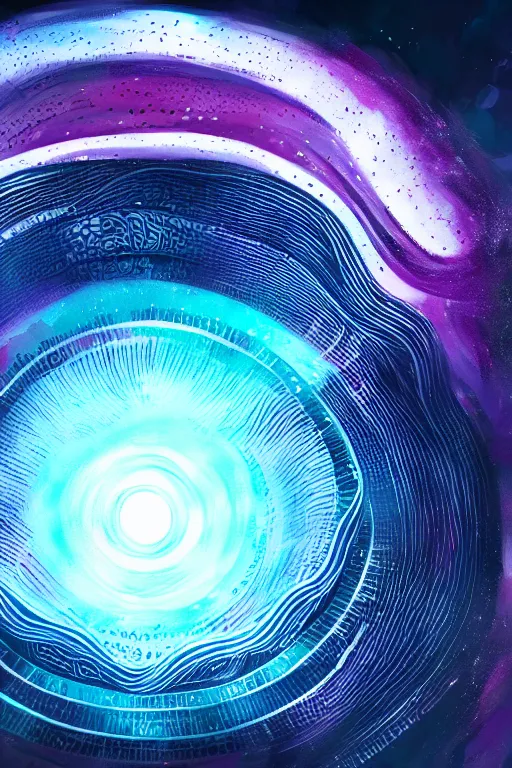 Prompt: picture of brainwaves in space, bloodcells as an vortex, realistic, modern, intricate, elegant, highly detailed, digital painting, artstation, concept art,, smooth, sharp focus, illustration