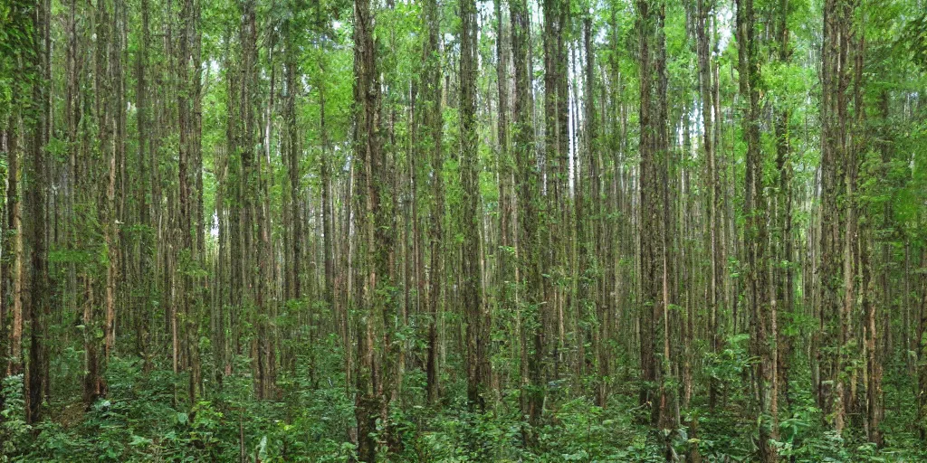 Image similar to koyaanisqatsi forest