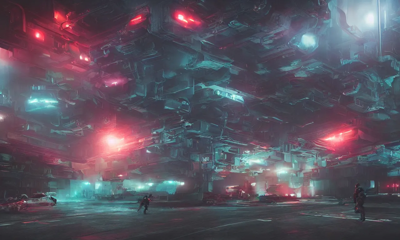 Prompt: A hyperdetailed matte painting of the visual chemical representation of the surge of adrenaline running through a starship trooper as they fight for glory against the bugs, by beeple, by Liam Wong, realism