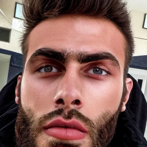 Giga Chad Sensuous Leather Man Very Dominant Piercing Eyes Unshaved  Extremely Hairy Wicked Handsomeness Strong Nose Bridge Anatomically Correct  Hyperrealistic Black Body Hair High Coherence · Creative Fabrica