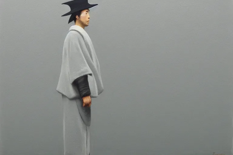 Image similar to samurai in raven - shaped hat artwork by tim eitel