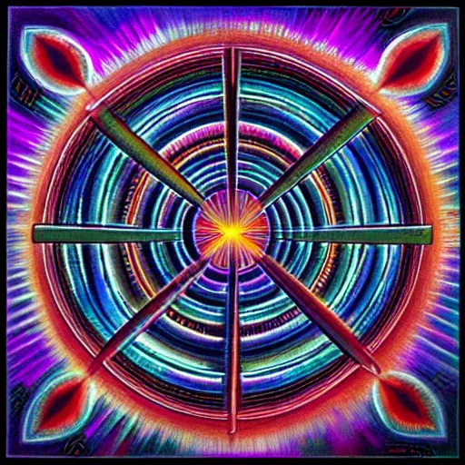 Image similar to dmt realm by alex grey