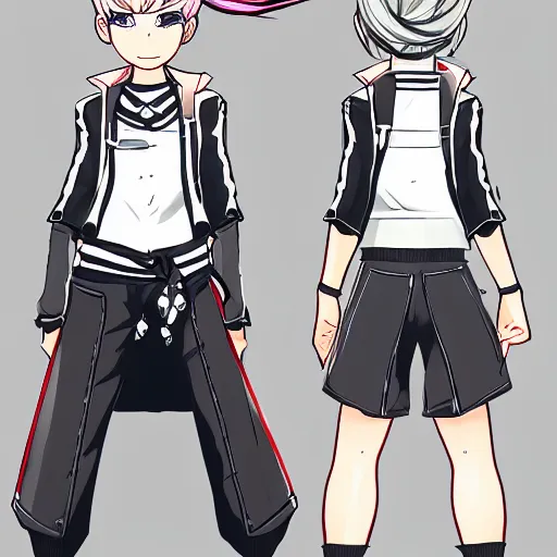 Prompt: concept art for a new danganronpa protagonist for a new danganronpa game, highly detailed