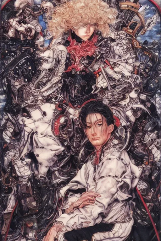 Image similar to a portrait of a character, by Ayami Kojima