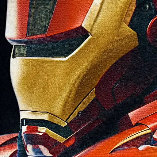 Prompt: Iron Man painted by Leonardo da Vinci 4k detail