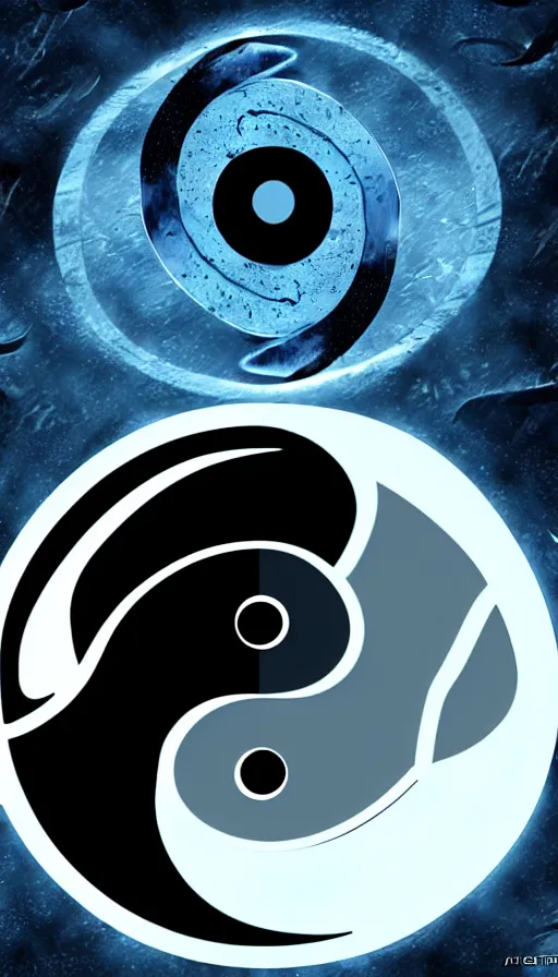 Image similar to Abstract representation of ying Yang concept, from Starcraft