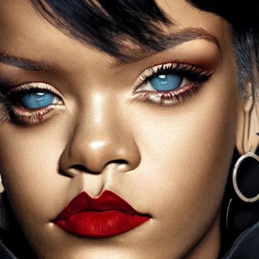 Prompt: Rihanna - Anti album coverart