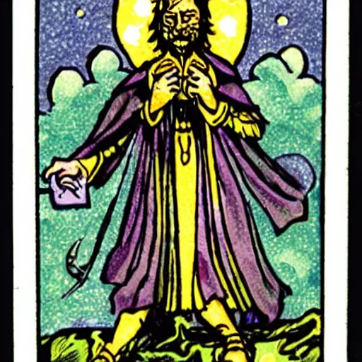 Image similar to tarot card