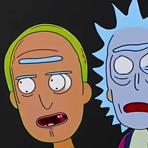 Prompt: rick and morty photo realistic portrait