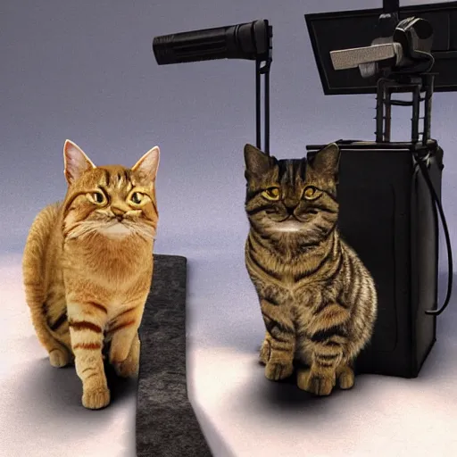 Prompt: photo, a live action swat cats remake, volumetric lighting