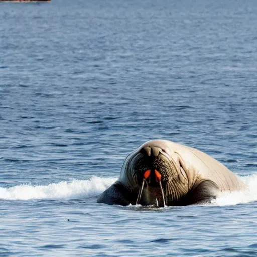 Prompt: ride the walrus