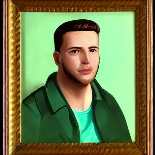 Prompt: Minty male portrait