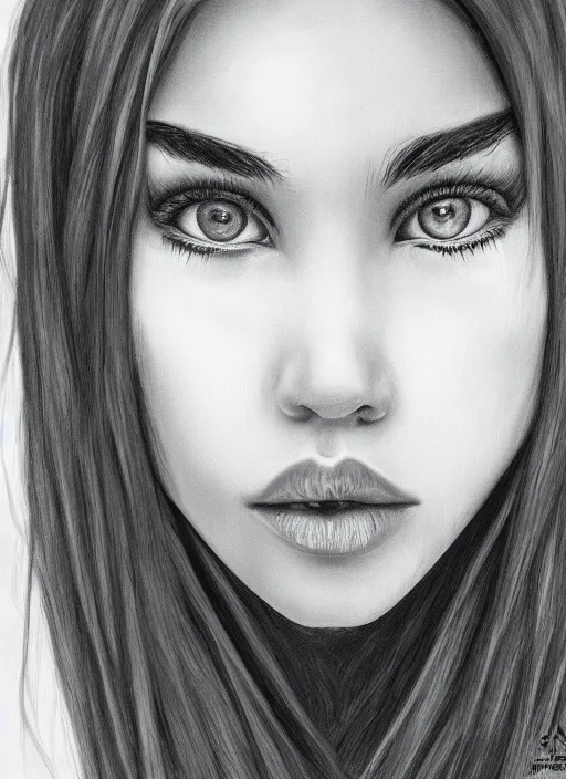 Image similar to Madison Beer realistic 3D portrait by ian spriggs