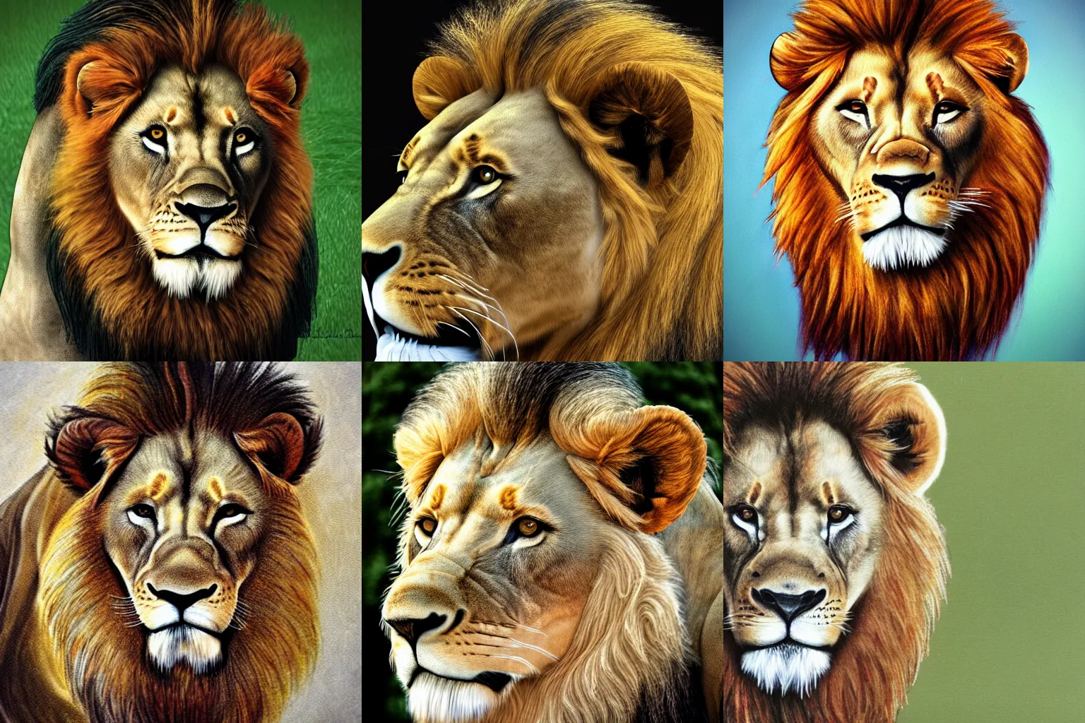 Prompt: realistic lion