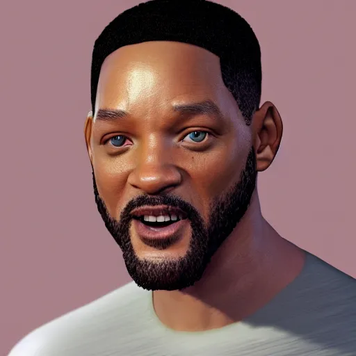 Prompt: portrait of will smith as jesus, au naturel, hyper detailed, digital art, trending in artstation, cinematic lighting, studio quality, smooth render, unreal engine 5 rendered, octane rendered, art style by klimt and nixeu and ian sprigger and wlop and krenz cushart.