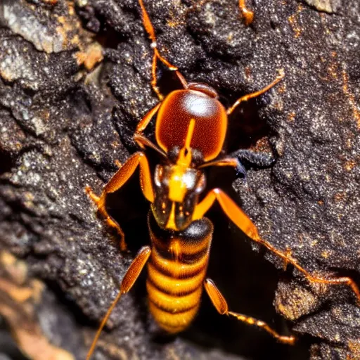 Prompt: camponotus vicinus close up t