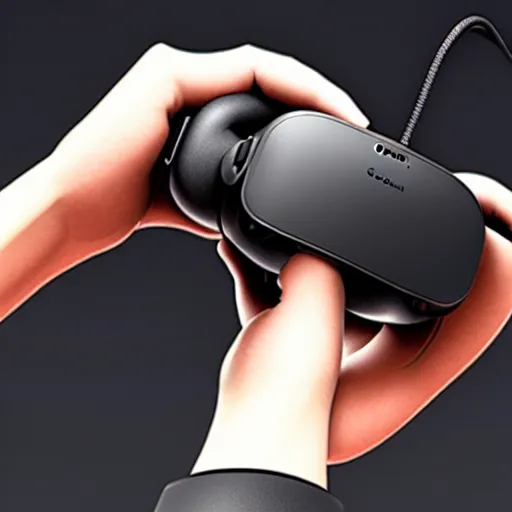 Image similar to a leaked schematic of next-gen oculus touch controllers