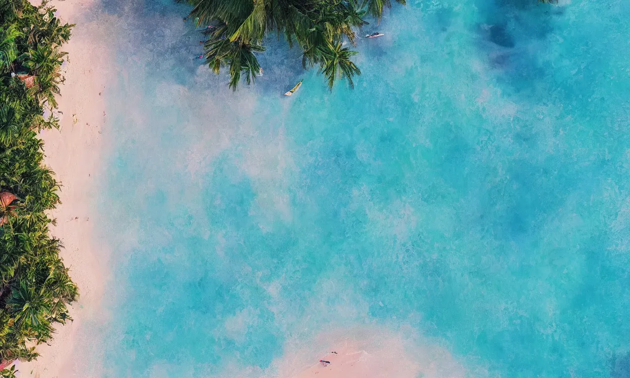 Image similar to paradise beach by alena aenami artworks in 4 k