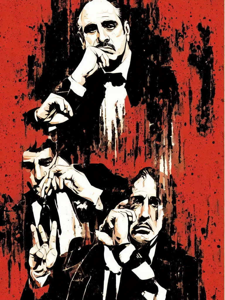 Prompt: Where's the Godfather illustrated by Martin Handford