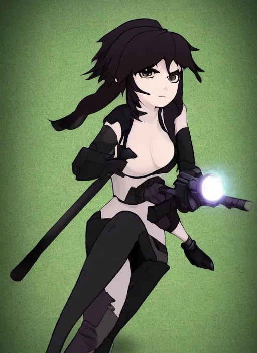 Image similar to rwby neo