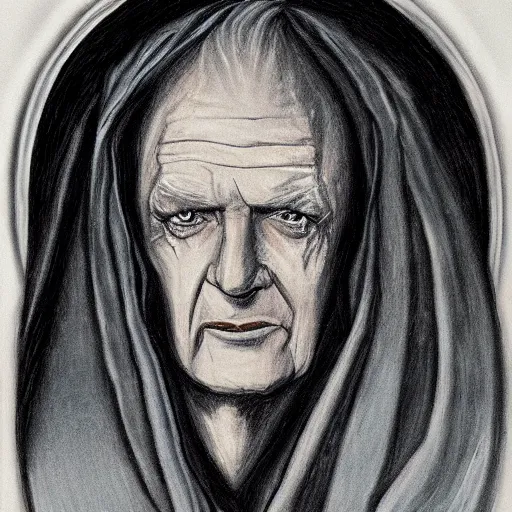 Prompt: portrait of palpatine