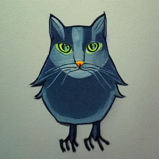 Image similar to bird cat