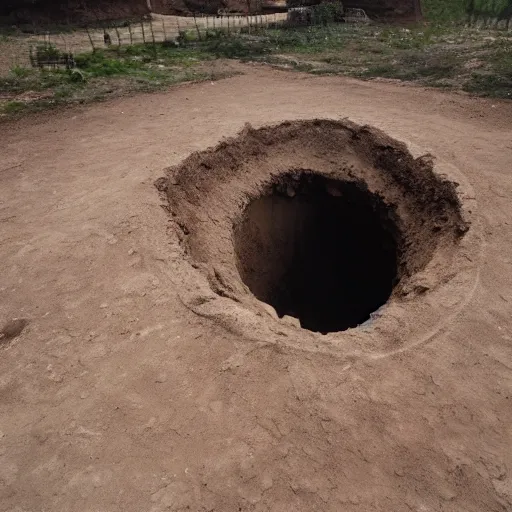 Prompt: I dug a hole through a center of the earth and came out in China