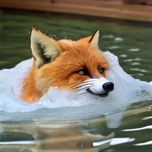 Image similar to 💦🦊🛀