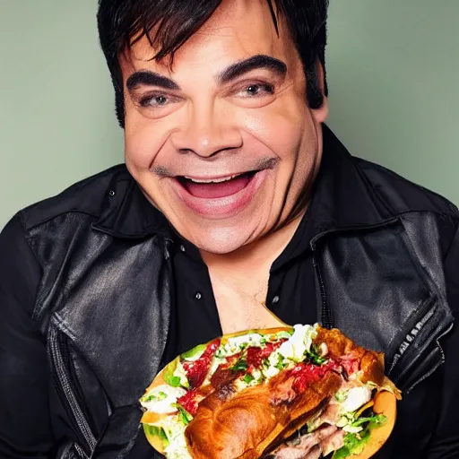 Prompt: juan gabriel mukbang