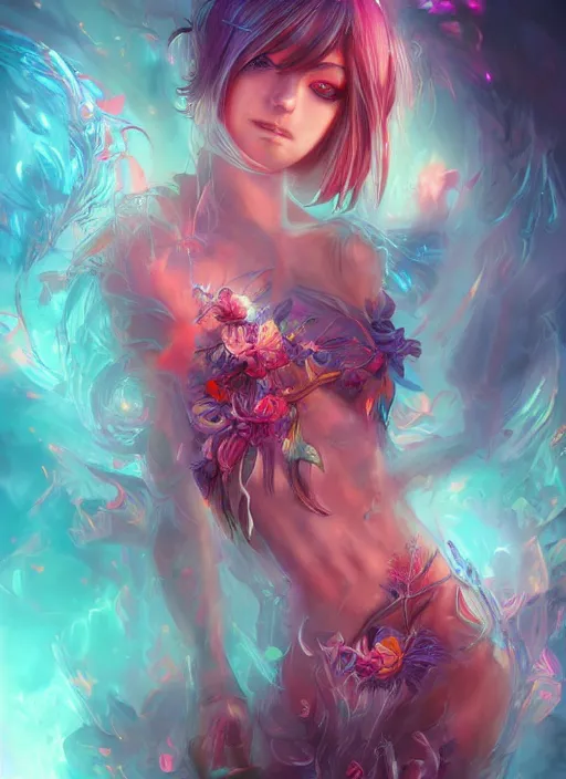 Image similar to dreamscape, female, ross tran!!!, vivid colors, anatomical, highly detailed sculpture, intricate detailed, ommatidia, 8 k, cinematic atmosphere, post - processing