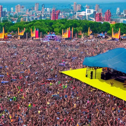 Image similar to it is one of the biggest summer music festivals.