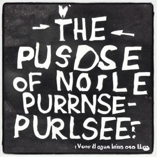 Image similar to “The purpose of Life”