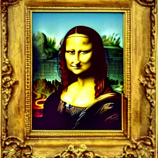 Prompt: Mona Lisa by Matt Groening