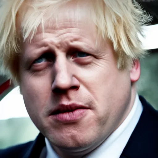 Image similar to movie scene boris johnson kgb agent, photorealistic, highly detailed 8 k