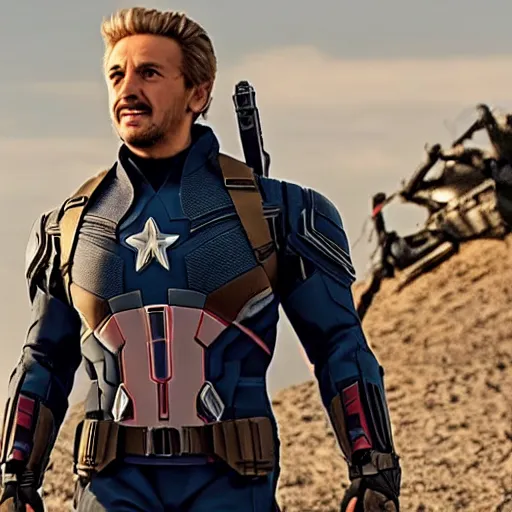 Image similar to prompt A still of Jetstream Sam in Avengers endgame (2019)