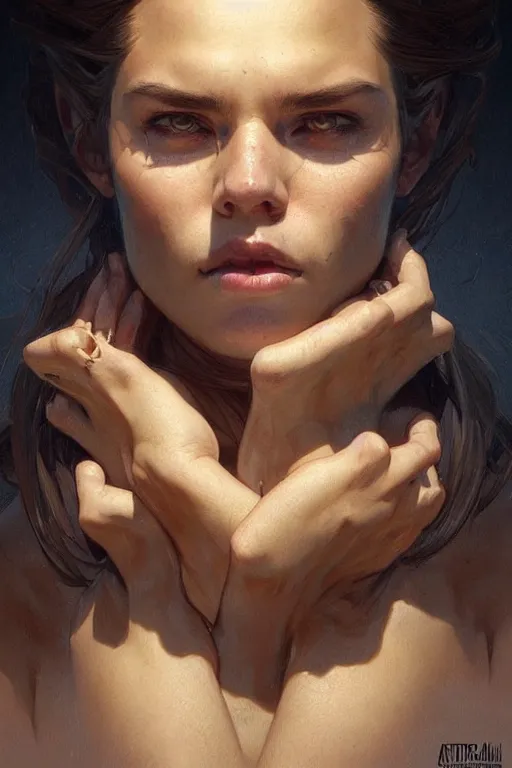 Image similar to man that really has to poop right now, realistic portrait, symmetrical, highly detailed, digital painting, artstation, concept art, smooth, sharp focus, illustration, cinematic lighting, art by artgerm and greg rutkowski and alphonse mucha